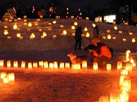 2011年2月12日去年のゆきあかりin中島公園